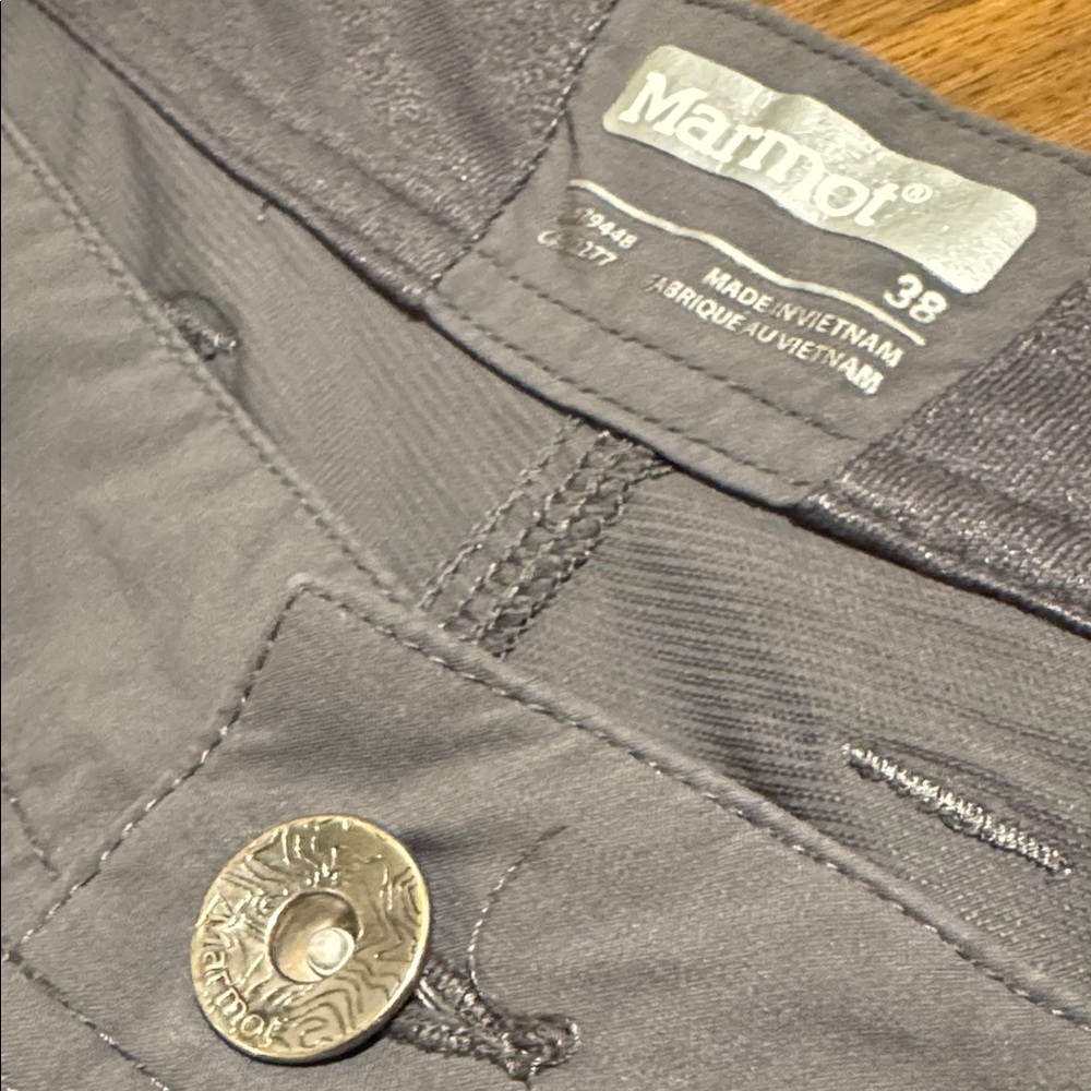 Marmot Gray Hiking Pants lightweight